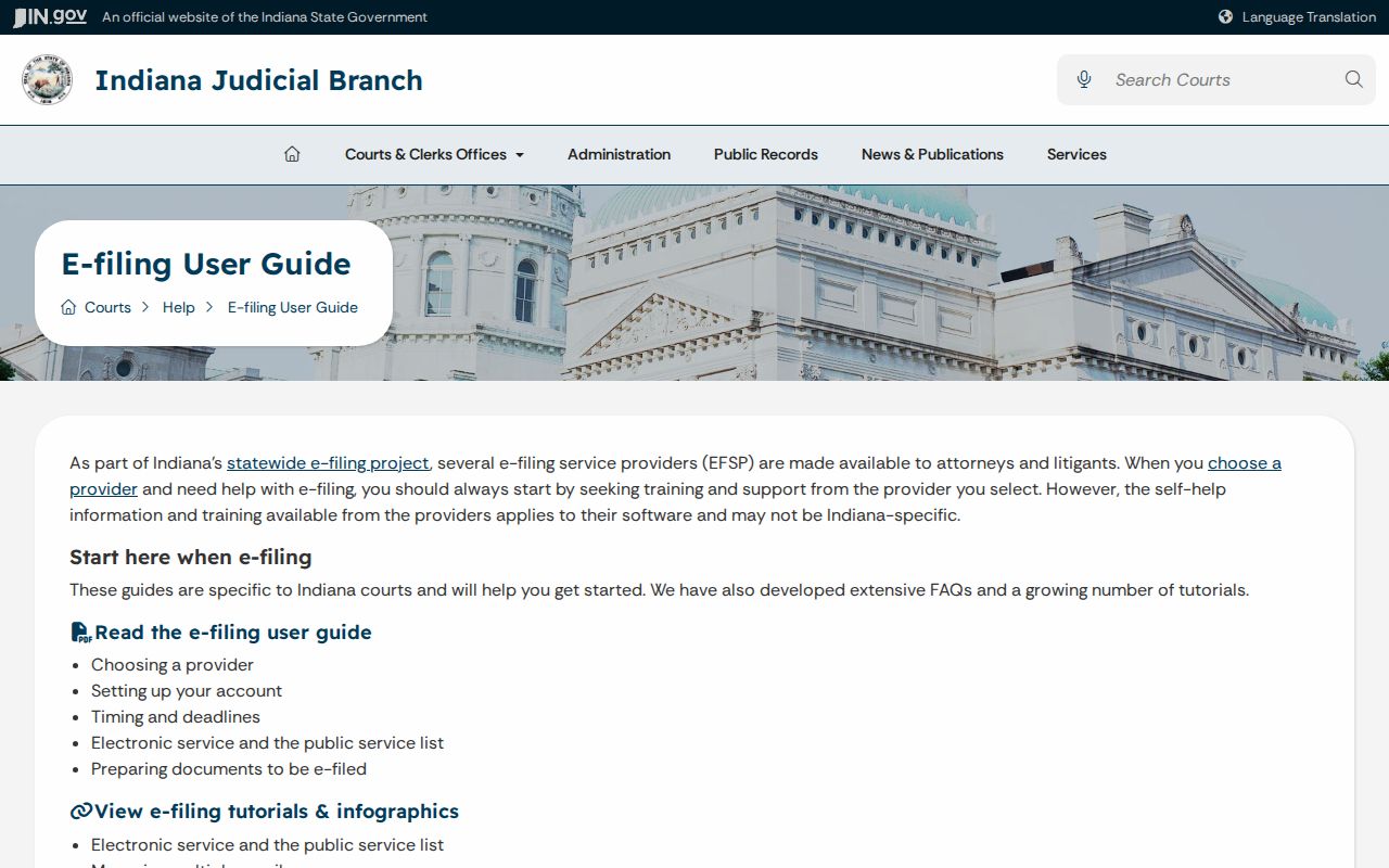 Fayette County civil docket e-filing guidance