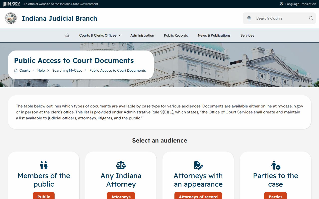 Fayette County civil docket document availability