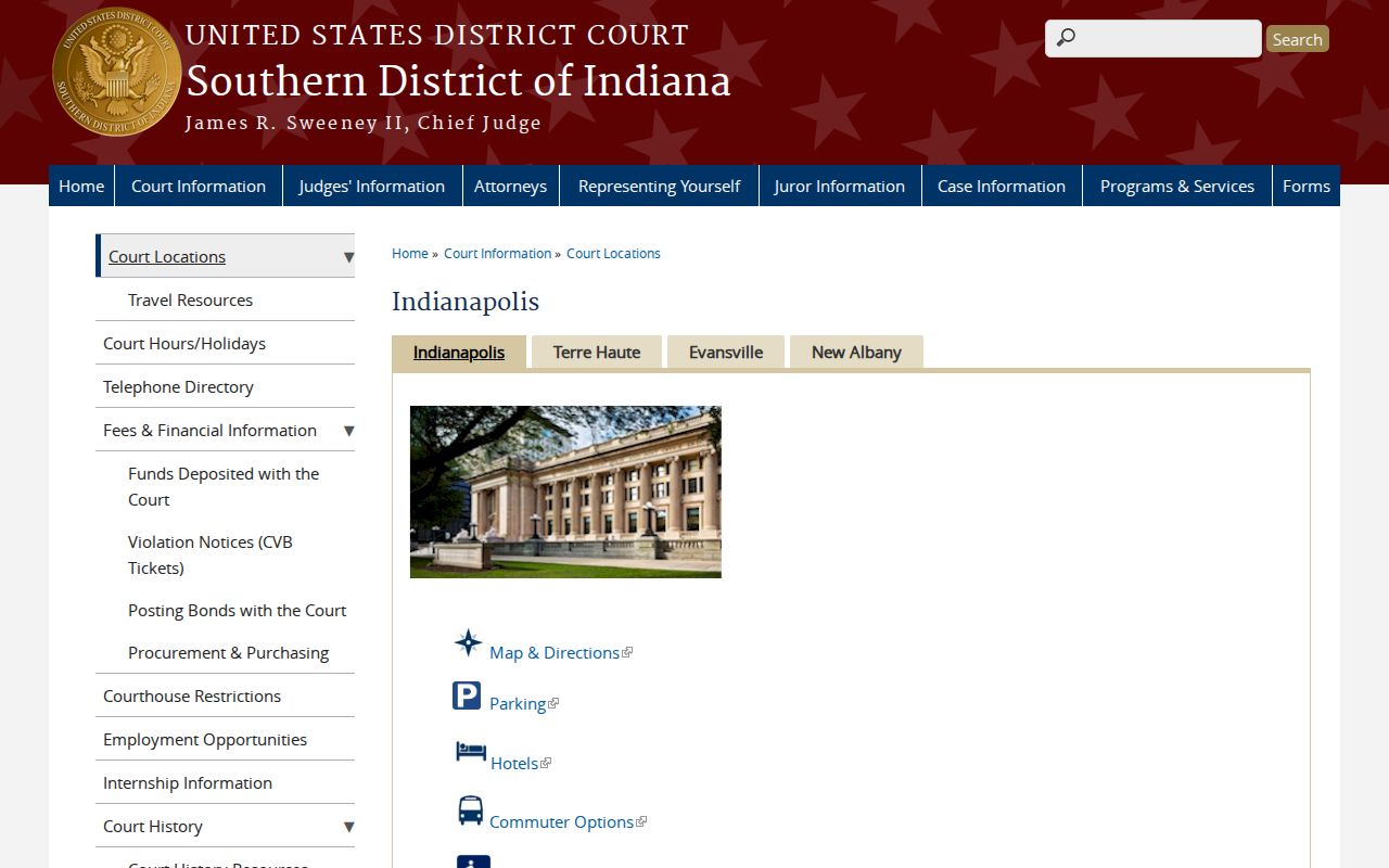 Southern District of Indiana division serving Fayette County